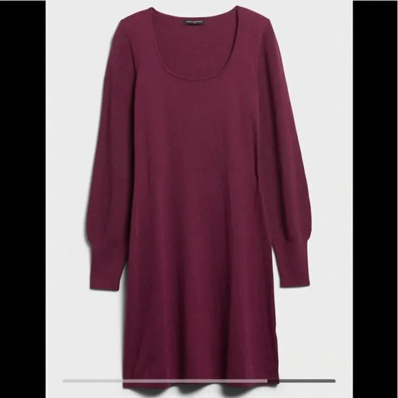 Banana Republic Square-Neck Sweater Dress - Picture 1 of 10